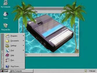 Desktop Wallpaper Vaporwave Palms