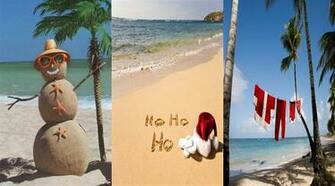S5230 Wallpaper By Erisa Christmas At The Beach Funny Jpg