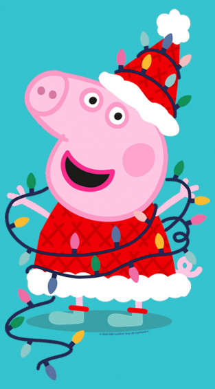 Girl S Peppa Pig Christmas Lights T Shirt Fifth Sun