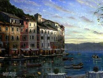 Paintings Robert Finale Cityscape Wallpaper