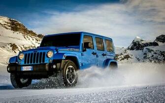 Wallpaper Jeep Wrangler Polar Car Auto Mountains Snow