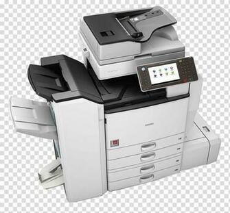 Ricoh Multi Function Printer Copier Copying Transparent