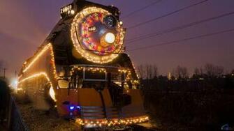Wallpaper Christmas Train X HDtv 720p Desktop