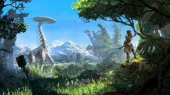 Horizon Zero Dawn Playstation Video Games Wallpaper