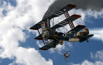 Aircraft Steampunk Wallpaper Plane