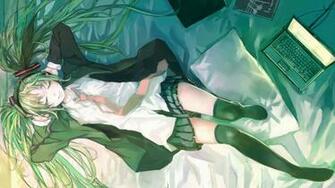 Girl Hatsune Miku Mood Smile Desktop Wallpaper 1080p HDwallwide