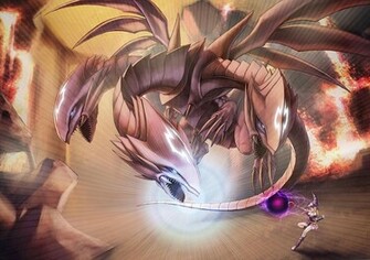 Blue Eyes Ultimate Dragon Vs Dark Magici Wallpaper