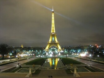 Paris Eiffel Tower At Night