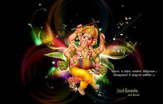 Lord Ganesha On Festival Ganesh Chaturthi HD Wallpaper
