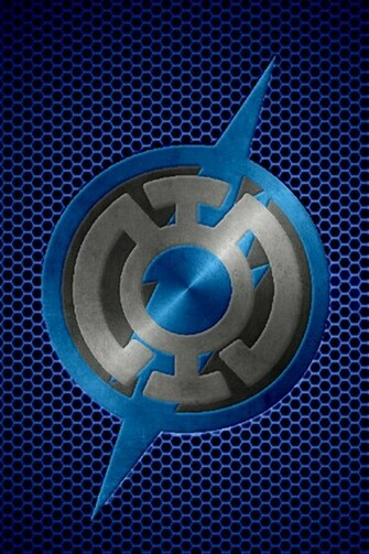 Metalic Blue Lantern Flash Background By Kalel7