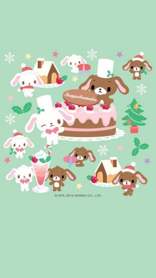 Pam Papimon On Sugarbunnies Cute Christmas Wallpaper