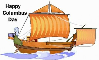 Happy Columbus Day Wishes Wallpaper