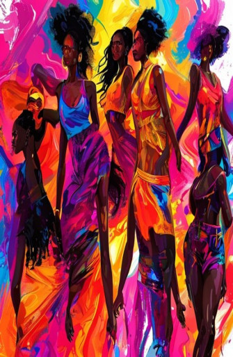 Beautiful Black Women Wallpaper