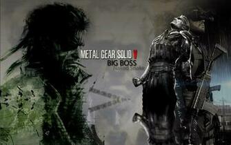 Solid V The Phantom Pain Big Boss Naked Snake Video Game Wallpaper