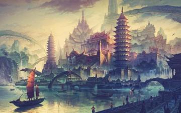 South Asian Wallpaper Top Background