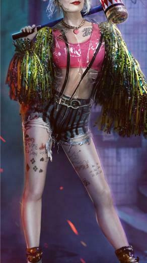 Harley Quinn Birds Of Prey iPhone Wallpaper