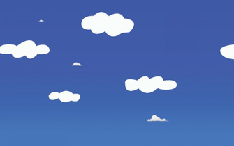 Cartoon Clouds Cool Wallpaper