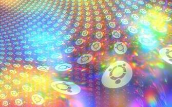Ubuntu Holographic Rainbow Fractal Wallpaper By Cdooginz