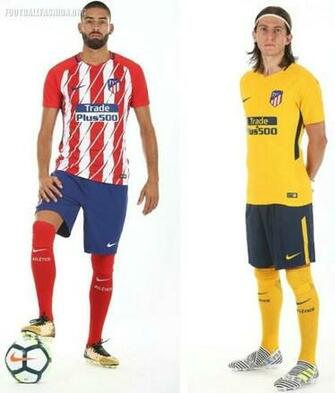 Atl Tico Madrid Nike Home And Away Kits Football