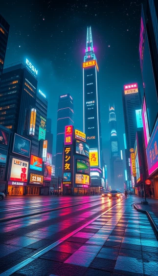 Neon 4k Phone Wallpaper