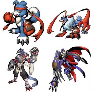Gaomon Gaogamon Machgaogamon Miragegaogamon Digimon