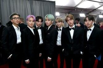 Bts At The Grammys Red Carpet See Photos Billboard