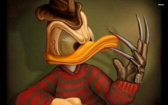 Donald Duck As Freddy Krueger Wallpaper Wide HD