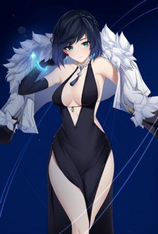 Yelan Genshin Impact Zerochan Anime Image Board