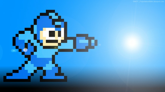 Polystation Bits Mega Man Wallpaper By