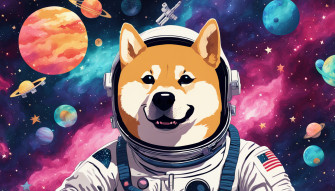 Doge Space Wallpaper