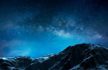 Surface Duo Blue Sky By Microsoft Wallpaper