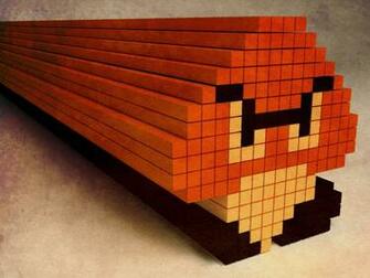 Cool Retro Pixel Art Mario Game Style Console Controller