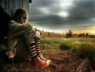 Depression Sad Mood Sorrow Dark People Love Wallpaper