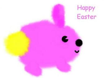 Fuzzy Furry Rabbit Wallpaper