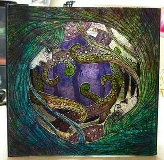 Octopus Tunnel Book By Xcutherex