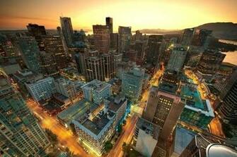 Vancouver Sunset Canada City And Travel