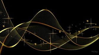 Elegant Black And Gold Wallpaper Background