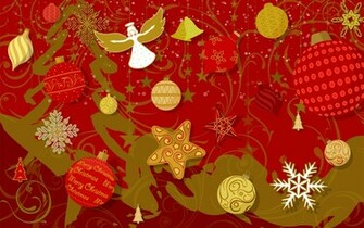Desktop Wallpaper Of Christmas Symbols Computer
