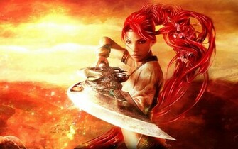 Heavenly Sword Fantasy Warrior Wallpaper Background