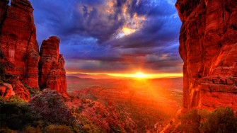 Arizona Sunset Wallpaper Related Keywords Amp