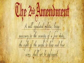 2nd Amendment HD Wallpaper Background