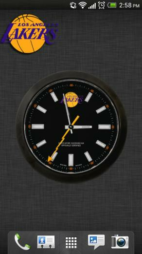 La Lakers Watch Live Wallpaper Screenshot