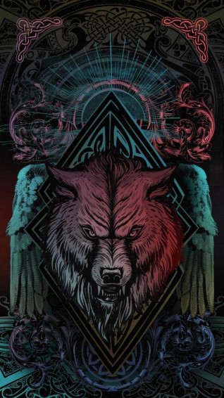 The Beast Art iPhone Wallpaper