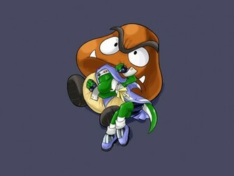 Yoshi Goomba HD Wallpaper General