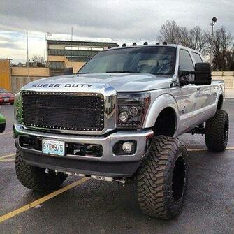 Silver Powerstroke Trucks Ford And