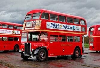 London Bus Vintage Handmade Model Metal Car Double Layer Modeljpg