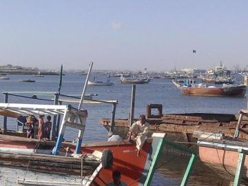 Sailors At Manora Jetty By Jsf