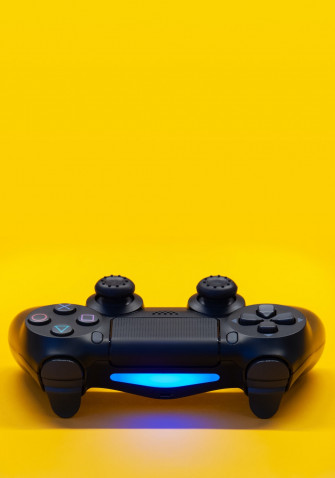Black Sony Ps Game Controller Photo Gaming Image