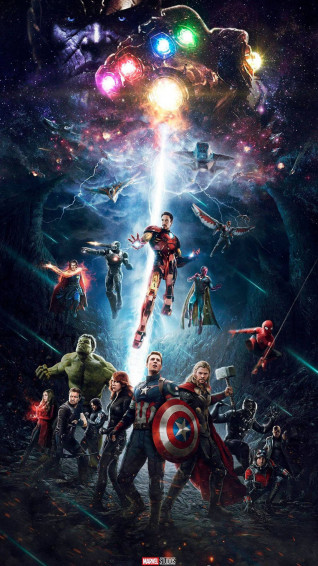 Avengers Infinity Gauntlet 4k Marvel iPhone Wallpaper