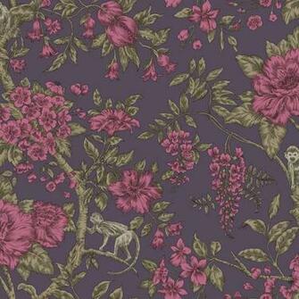 Holden Decor D Cor Bertuccia Exotic Flower Pattern Floral Leaf